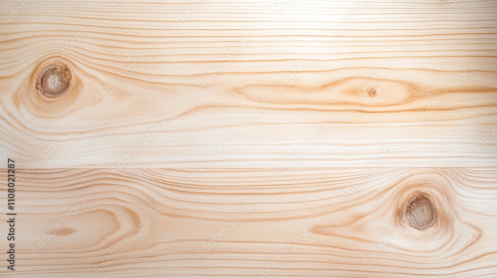 Obraz premium A clean and polished wooden surface showcasing natural grain patterns ideal for backgrounds, designs, and artistic projects.