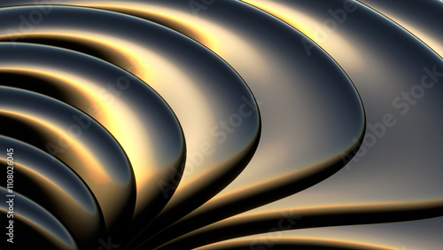 Dark gold metal background ...