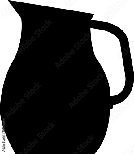 water jug silhouette vector, pitcher isolated white background., milk, juice, liquid, illustration, jug, container, symbol, vector, water, glasses, graphic, signs, silhouette, transparent, logotype, m