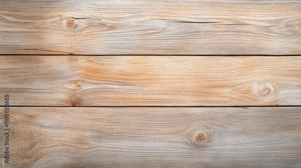 Naklejka premium Beautiful wooden texture displaying natural grains and patterns, perfect for backgrounds, designs, and rustic themes.