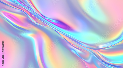 Wallpaper Mural Iridescent spectral light defocus background. transparent empty template. subtle blur pattern. Spectral. Illustration Torontodigital.ca