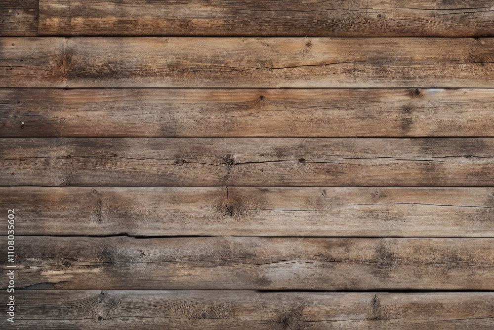 Fototapeta premium Processed collage of old retro wooden wall surface texture. Background for banner, backdrop