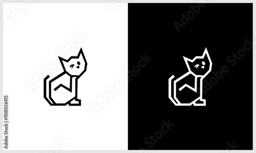 cat vector logo8.eps photo