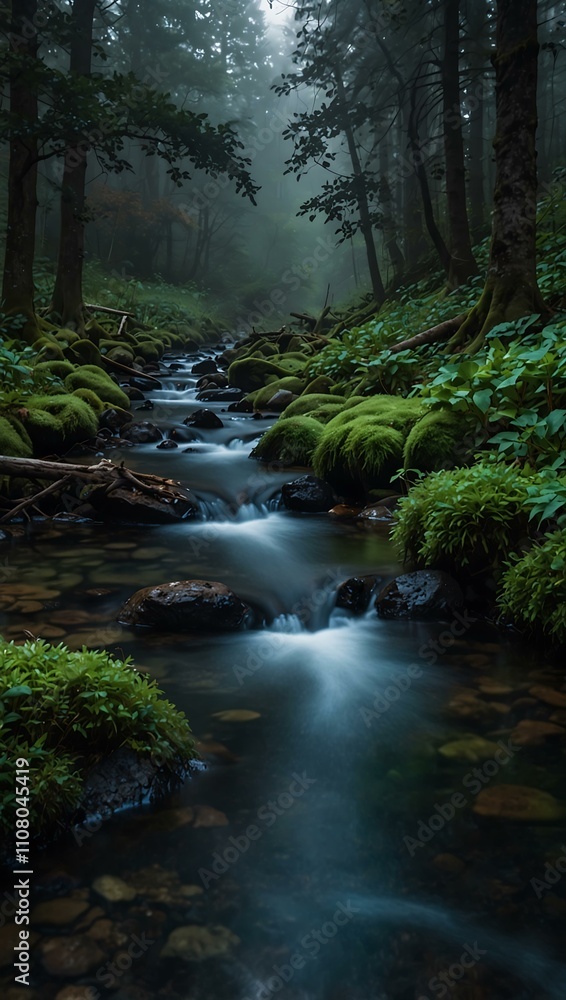 Obraz premium Mysterious stream.