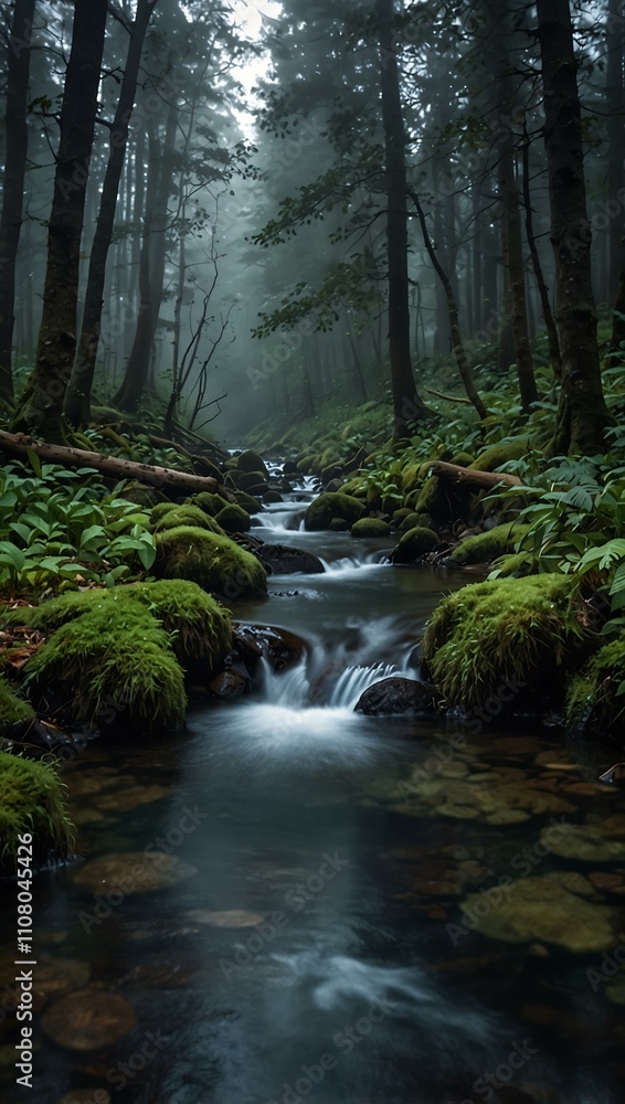 Obraz premium Mysterious stream.