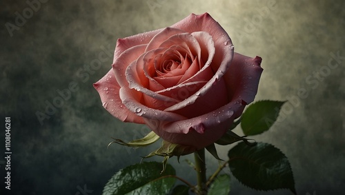 Mystic Rose, a symbol in Rosicrucianism. photo