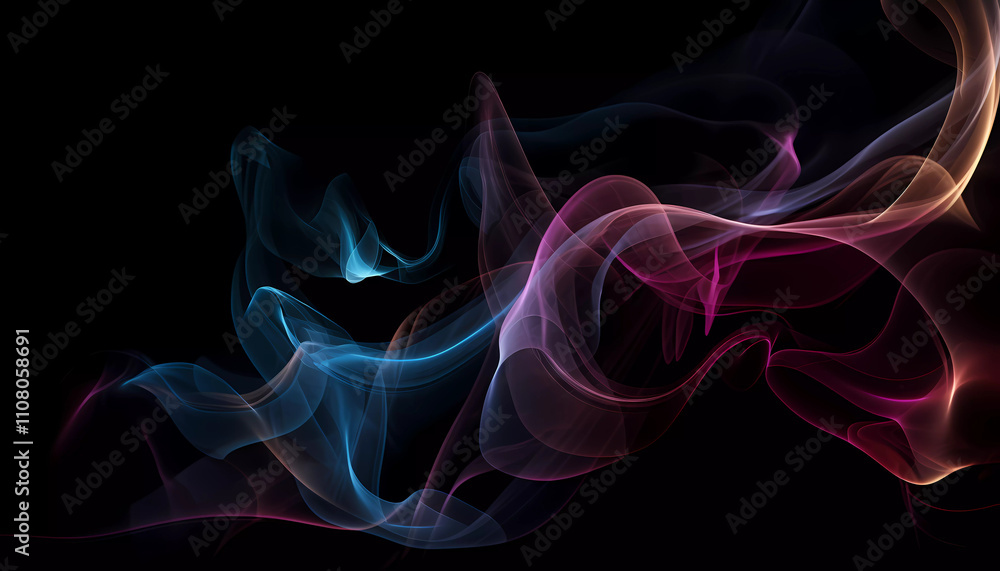Fototapeta premium Digital Art, Concept Wallpaper, Background, AI