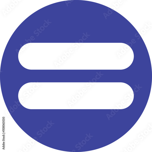 Blue Equal sign, Equal icon, mathematical icon, cross sign round button, mathematical symbol, Equal symbol, Equal sign