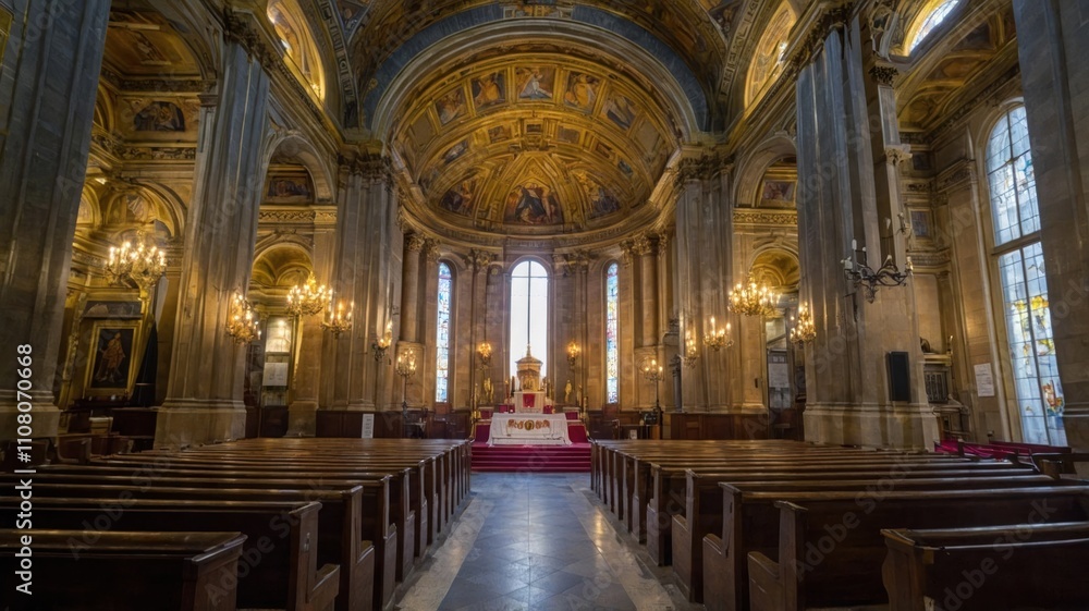 Fototapeta premium madeleine church eglise de la madeleine paris