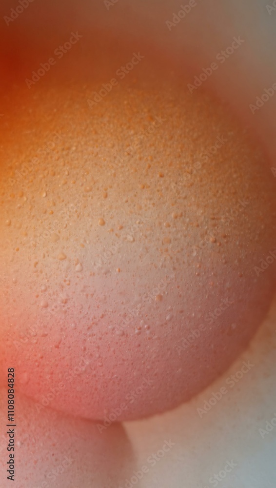 Fototapeta premium Peach fuzz gradient in soft orange and pink tones.