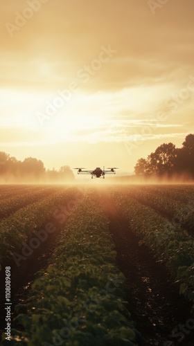 Drohne im landwirtschaft photo