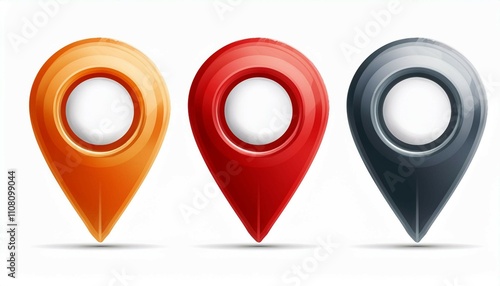 Free Download set of map pointers - GFXLoad