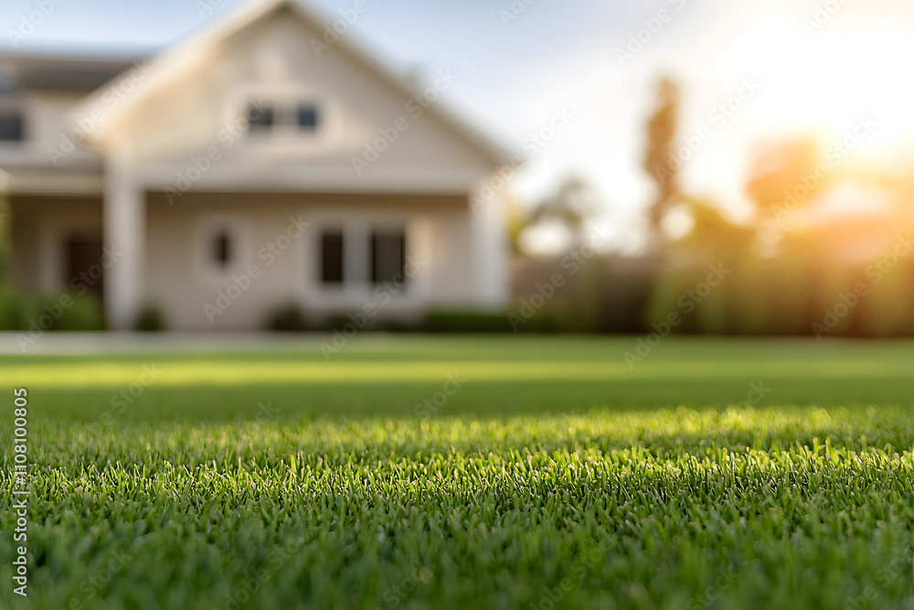 custom made wallpaper toronto digitalBlurred Background of a Beautiful House Yard – Soft Focus on Lush Landscaping, Garden Features, and Outdoor Living Space