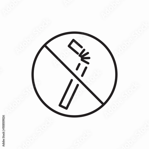 no smokeing area icon sign vector