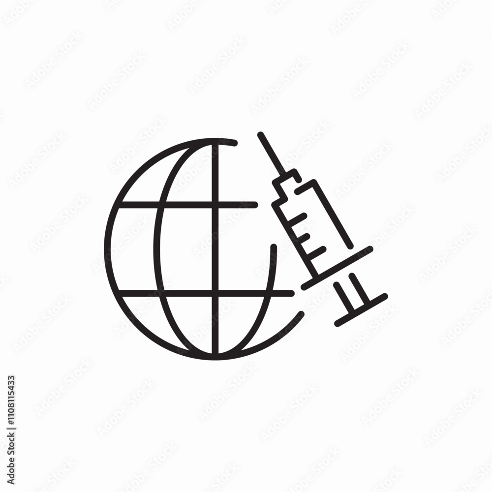 vaccine protection icon sign vector vaccine protection icon sign vector