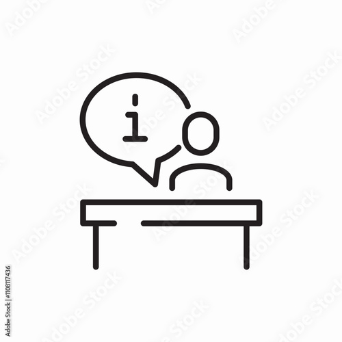 conference detailed icon sign vector