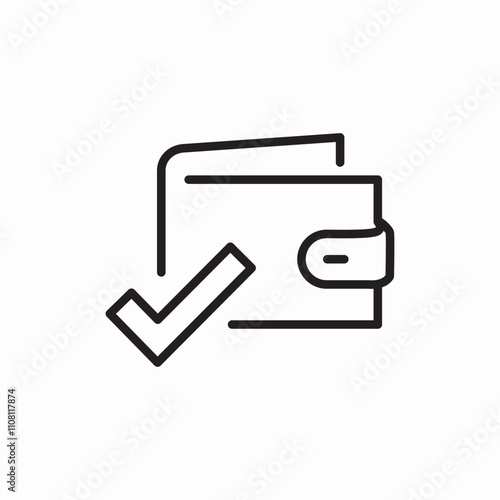 payment confirmation icon sign vector