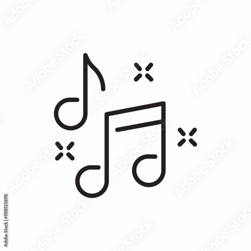 music sing icon sign vector