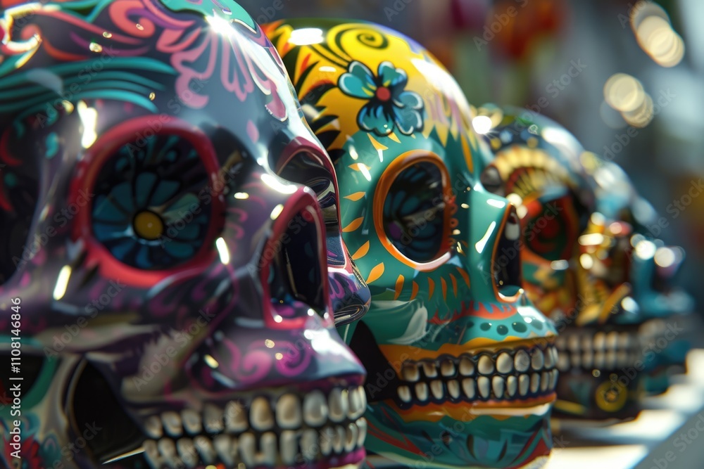 Naklejka premium mexican pattern