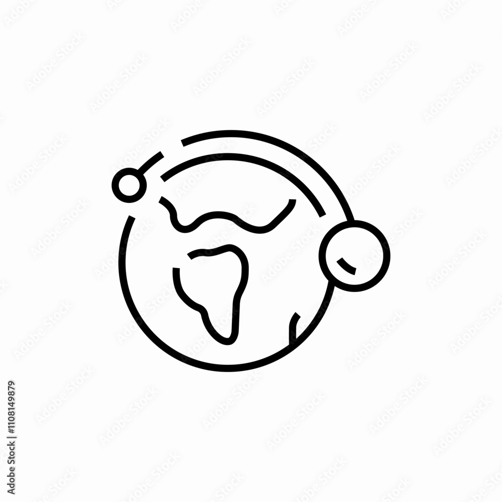 world delivery way icon sign vector world delivery way icon sign vector