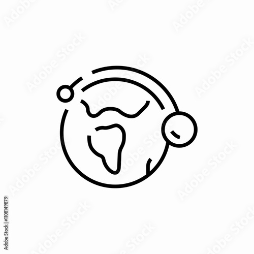 world delivery way icon sign vector