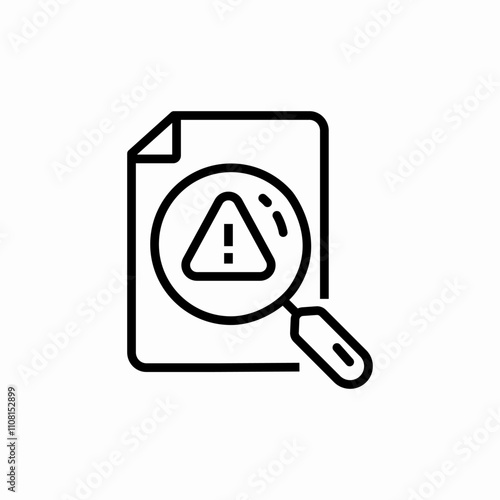 file error search icon sign vector