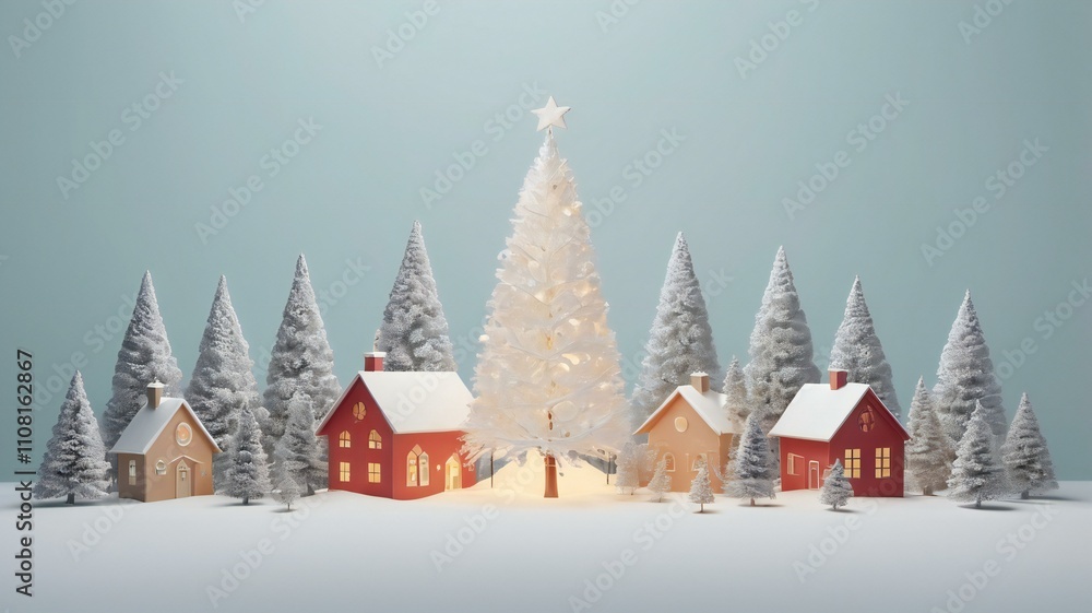 Fototapeta premium church in winter