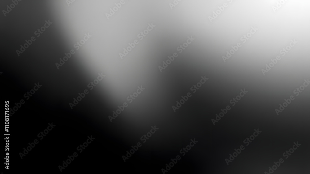 Fototapeta premium A futuristic monochrome gradient blending mid-gray and black, accented by faint glowing edges