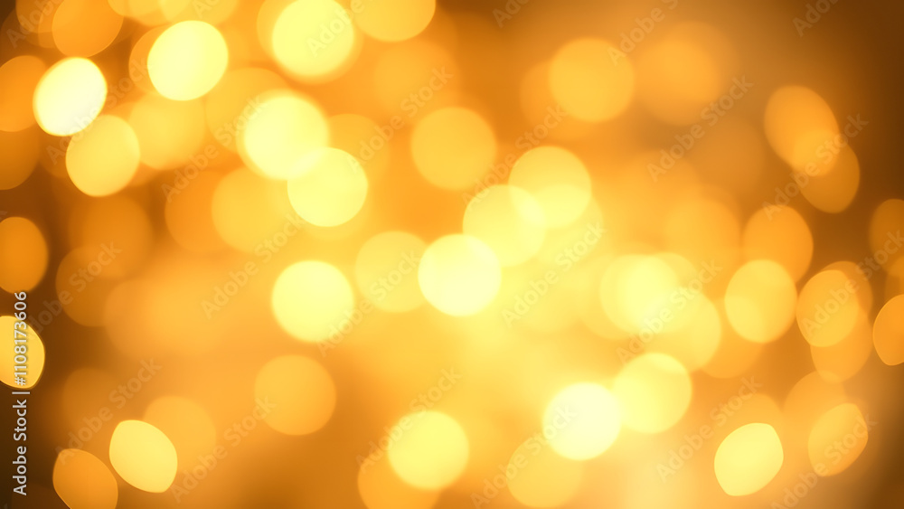 Fototapeta premium A light bokeh effect with subtle sparkle in champagne tones, perfect for a festive mood