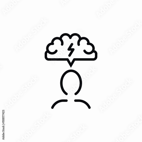 idea brainstorm icon sign vector