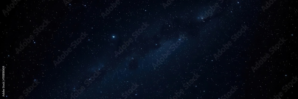 Obraz premium A mesmerizing starry night sky filled with twinkling stars and galaxies, glowing, space