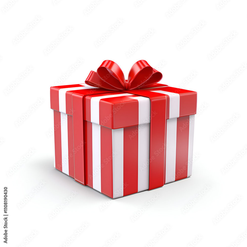 Obraz premium gift box isolated on white