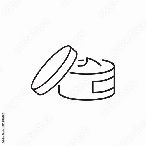 cream scrub icon sign vector