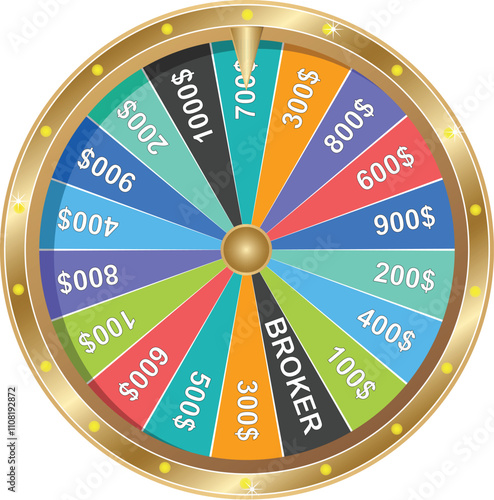 Wheel of fortune, Wheel fortune lottery luck casino, Spinning Wheel