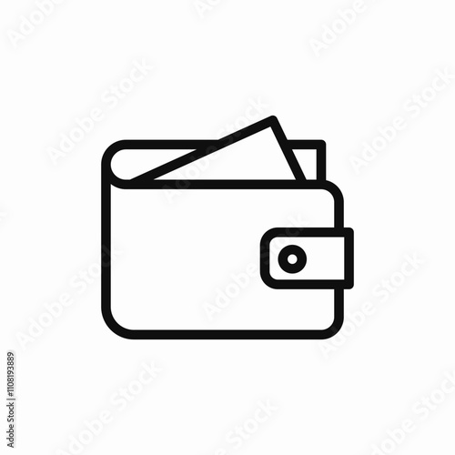 money wallet icon sign vector
