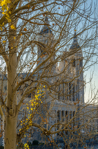 Almudena Cathedral in Madrid, Spain