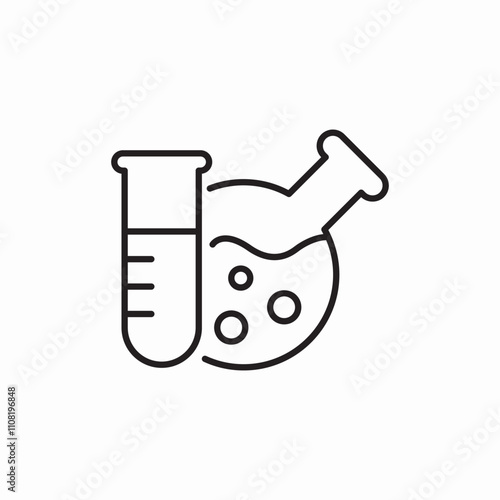 chemical reaction icon sign vector