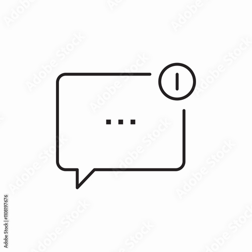 speech bubble icon sign vector