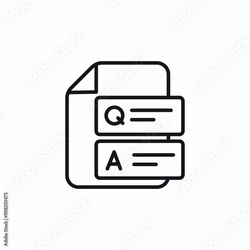 QA tester documentary icon sign vector