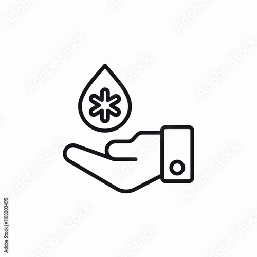 sanitizer hand icon sign vector