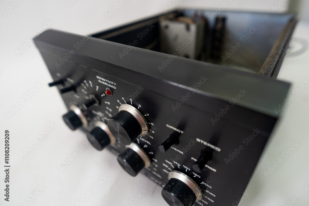 Fototapeta premium Professional sound equipment with delay, reverb, echo and more