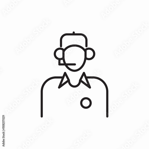 sport referee icon sign vector