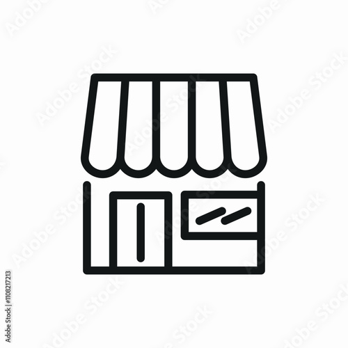 store shop icon sign vector
