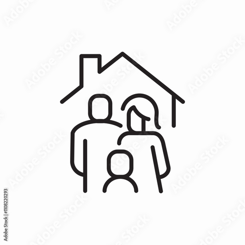 family house purchase icon sign vector