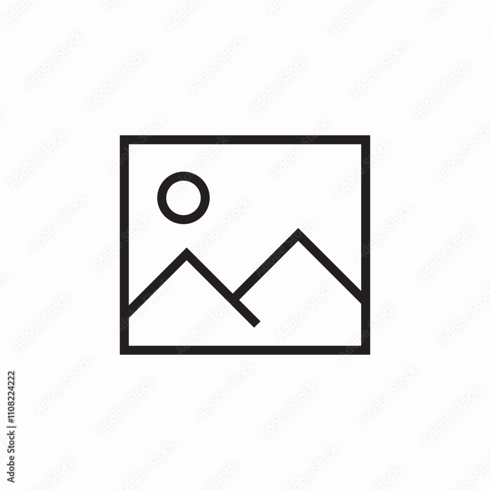 photo image picture icon sign vector