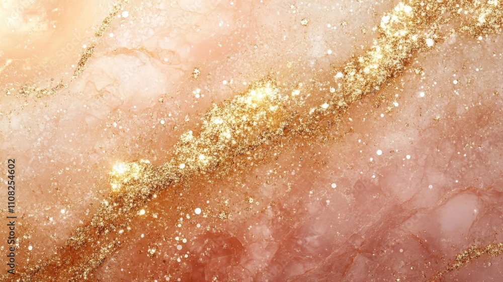 Fototapeta premium Elegant Rose Gold Marble Texture