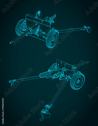 M3 anti tank gun blueprints