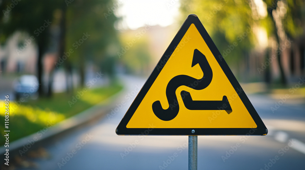 Warning sign for a danger zone with a white background, featuring a falling rocks hazard symbol inside a yellow diamond. Warning sign for a danger zone with a white background, featuring a falling rocks hazard symbol inside a yellow diamond.