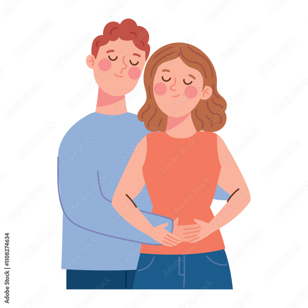 man and woman hugging characters man and woman hugging characters