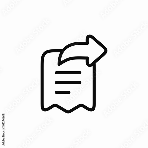 check bill share icon sign vector